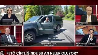 Pensilvanya'da FETÖ'cülerden canlı yayın sırasında CNN Türk ekibine saldırı