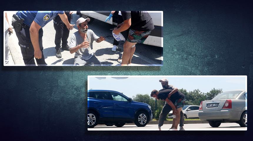 Arabayı gördü neye uğradığını şaşırdı! İçinde iki çocuğunun olduğunu öğrenince diz çöküp ağladı