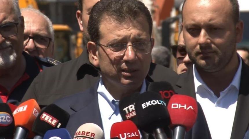 İmamoğlu "Kapımızda bekleyen" bir durum diyerek açıkladı! "40-50 yılda bitiremeyiz"