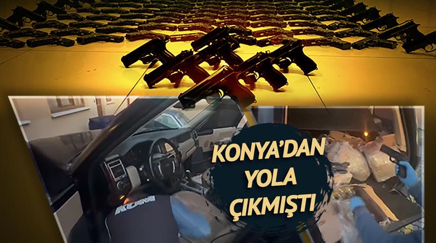 Son dakika | Tabancalar say say bitmedi! Doğu illerine sevk edilirken yakalandı: Aracı silah deposuna çevirmişler 
