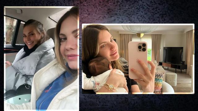 Eda Ece ve Aslı Enver birlikte tatilde! Eda Ece'nin minik kızı ilk kez görüntülendi