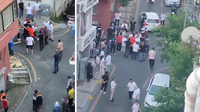 Ev sahibi ile kiracı sokak ortasında birbirine girdi! 'Burayı kan gölüne çeviririm'