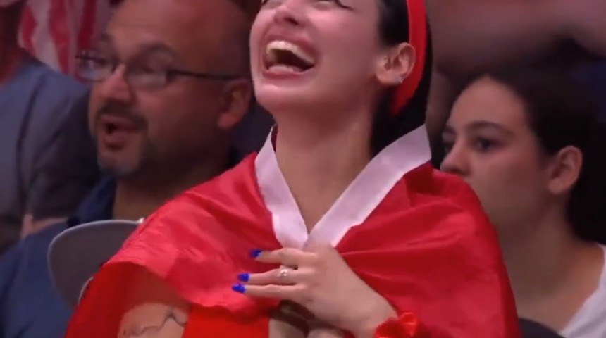 ABD-Türkiye maçında neredeyse galibiyetin önüne geçti! Genç kadın ekranda gözükmesinin ardından taciz mesajları aldı, hesabını gizledi