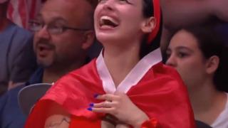 ABD-Türkiye maçında neredeyse galibiyetin önüne geçti! Genç kadın ekranda gözükmesinin ardından taciz mesajları aldı, hesabını gizledi