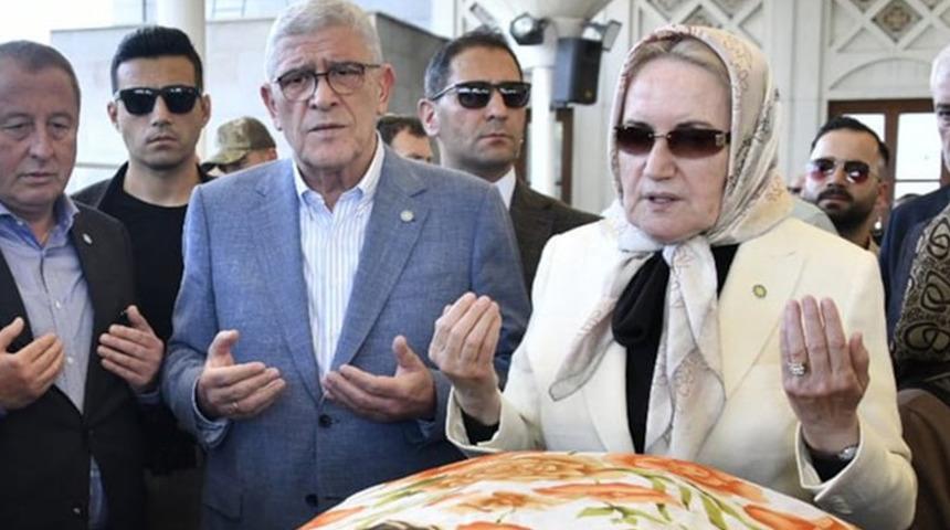 Akşener'den uzun bir aranın ardından ilk kare! Cenazeye katıldı