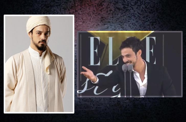 Kızıl Goncalar'ın C&uuml;neyd'i Mert Yazıcıoğlu &ouml;d&uuml;l aldı! Konuşması ve tavırları sosyal medyayı salladı