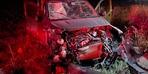 Uşak'ta hafif ticari araç ile otomobilin çarpıştığı kazada 6 kişi yaralandı
