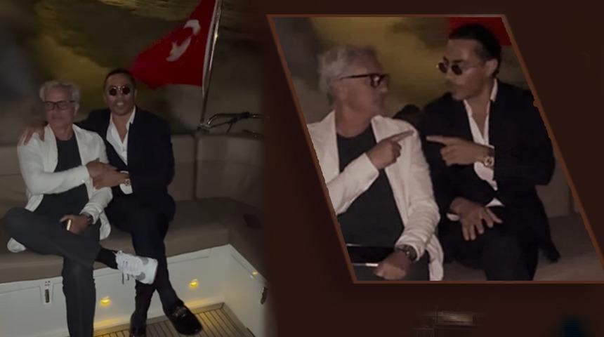 Ayağının tozuyla Nusret'le buluştu! Jose Mourinho'nun boğaz turu gündem oldu