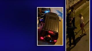 Lüks aracıyla gece mahalleyi birbirine kattı! Hiçbir şey olmamış gibi gitti evine uyudu