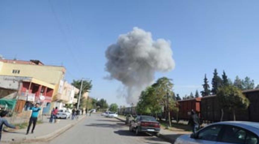 Ceylanpınar'a roketatar mermisi düştü