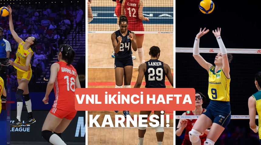 Voleybol Uluslar Ligi'nde ikinci hafta bitti! İşte öne çıkanlar...