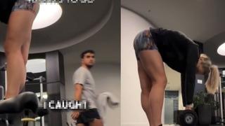 Spor salonundaki o anlar sosyal medyada gündem oldu! Tanımadığı bir adamın kendisine bakışını paylaşınca olay oldu... Yakaladım