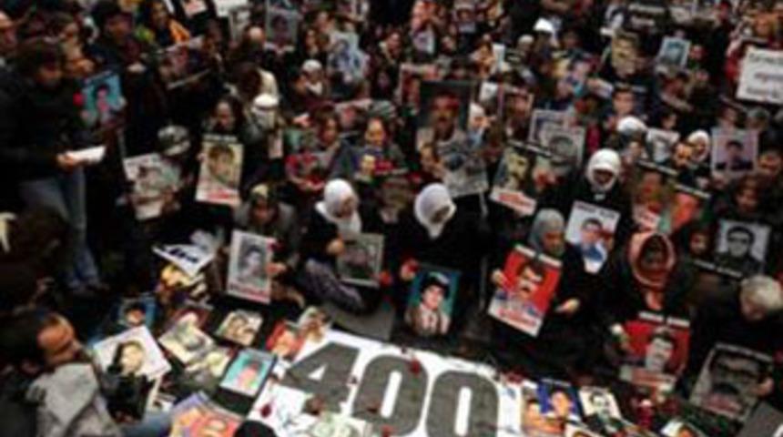 Cumartesi Anneleri 400. kez evlatlarını sordu