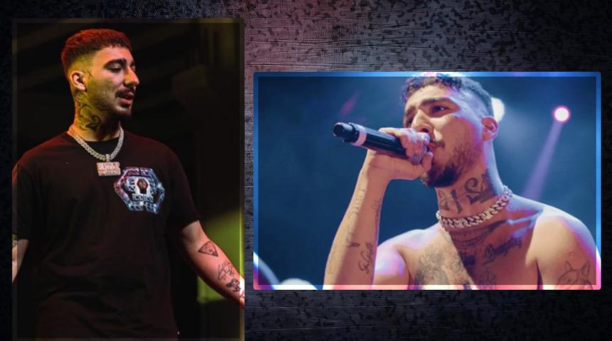 Ünlü rapçi Uzi'ye sahnedeyken çakmak atıldı! Tehditkar sözleri gündem oldu! 'Alırım seni buraya...'