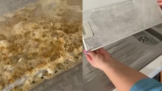 İçinden çıkan yağa şaşıracaksınız! Tek malzeme ile yağlı aspiratör filtrelerini tertemiz yapan yöntem