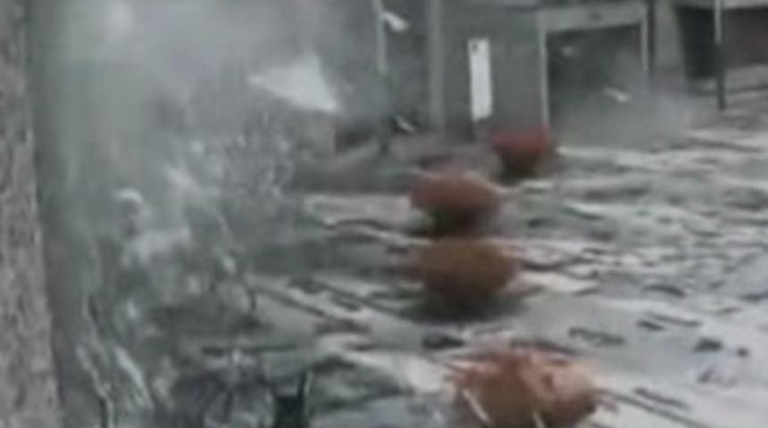 Oslo patlaması güvenlik kamerasında!