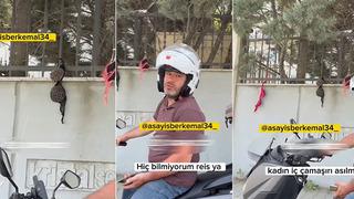 Esenyurt'ta ilginç görüntüler! Görenler şaşkınlıklarını gizleyemedi: Duvarda asılı kadın iç çamaşırları...