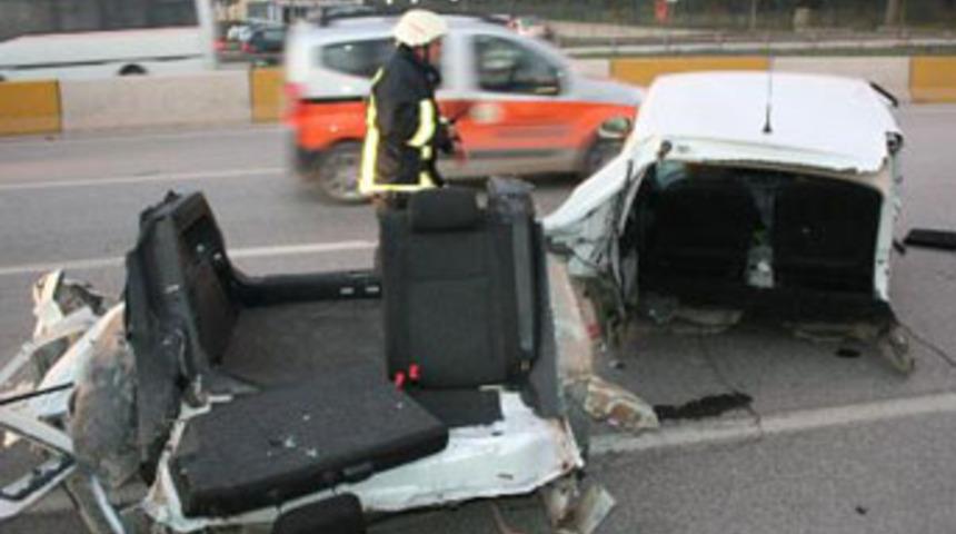 İkiye b&ouml;l&uuml;n&uuml;n ara&ccedil;tan sağ kurtuldu