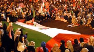 3 bin kişilik İsrail protestosu