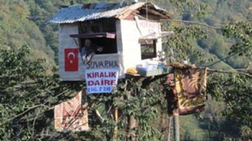 Ağa&ccedil; tepesinde kiralık ev