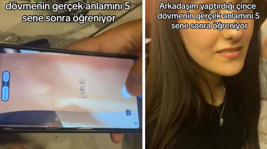 Yaptırdığı dövmeye bin pişman oldu! Çince isim yazdığını zannediyordu... Ancak 5 yıl sonra gerçeği öğrendi