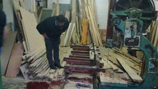 Hızar Marangozu ikiye böldü