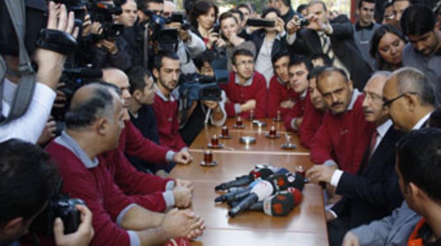 Kılı&ccedil;daroğlu'na iş&ccedil;i tepkisi