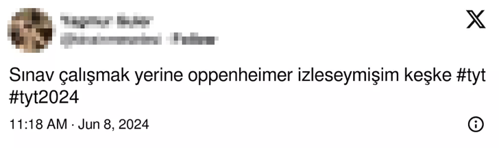 2024 TYT Oppenheimer sorusu sosyal medyanın gündemine yerleşti! Sınav stresini atlatanlar sosyal medyaya koştu: "Oppenheimer yerine Barbie filmine gidenler pişman" G5
