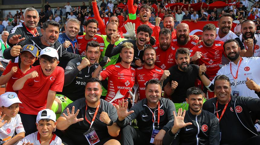  Ampute Milli Futbol Takımı, 3'üncü kez Avrupa Şampiyonu oldu!
