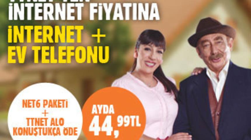 Hem internet, hem telefon