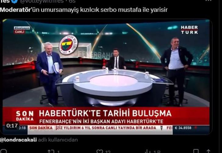 Aziz Yıldırım-Ali Koç karşı karşıya geldi, moderatör Ahmet Selim Kul sosyal medyanın diline düştü! "Sen burada mıydın?" G5