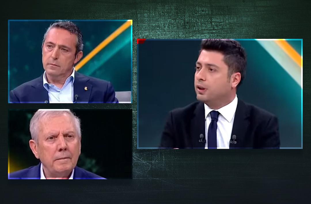 Aziz Yıldırım-Ali Ko&ccedil; karşı karşıya geldi, moderat&ouml;r Ahmet Selim Kul sosyal medyanın diline d&uuml;şt&uuml;! "Sen burada mıydın?"