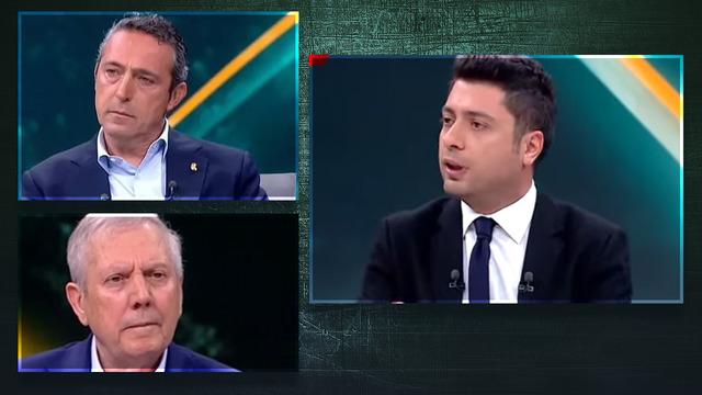 Aziz Yıldırım-Ali Koç karşı karşıya geldi, moderatör Ahmet Selim Kul sosyal medyanın diline düştü! Sen burada mıydın?