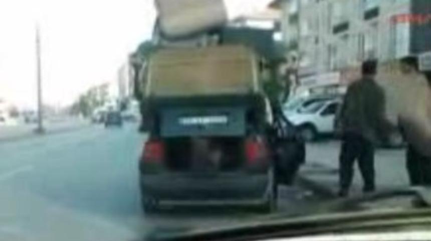 Başkent'in g&ouml;beğinde şaşırtan g&ouml;r&uuml;nt&uuml;