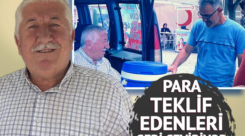 Emekli olduktan sonra yapmaya başladı! Para teklif edenleri geri çeviriyor: "Dünyaya geldik, azıcık da olsa faydalı olalım"