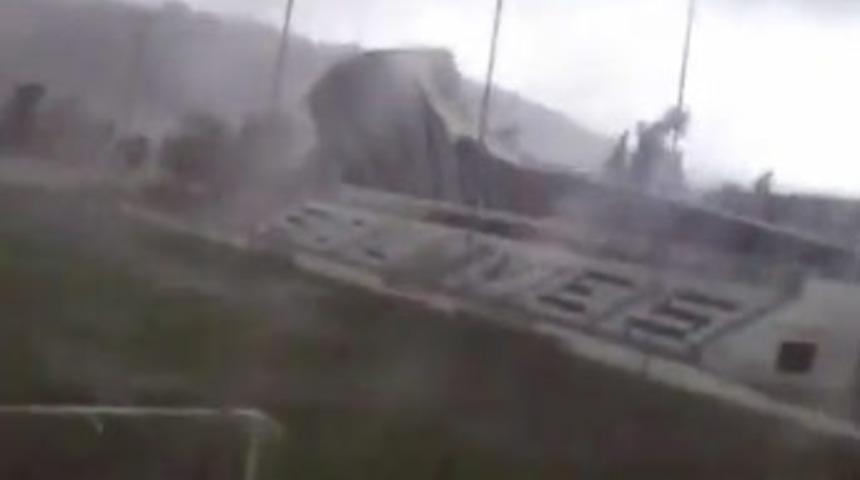 Hortum dehşeti kamerada