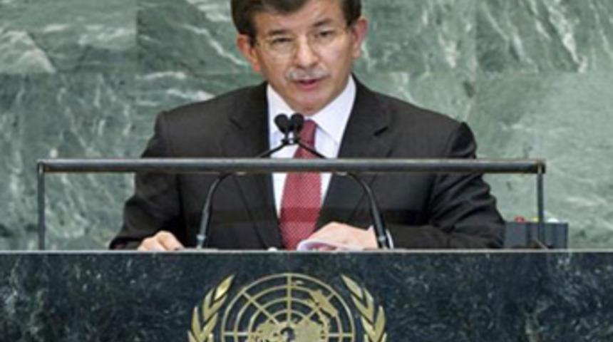 Davutoğlu'ndan BM'de tarihi konuşma