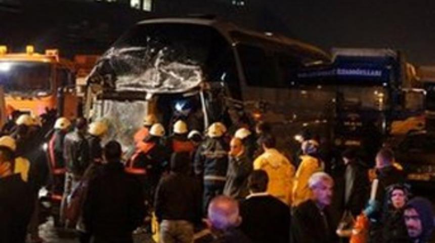 TEM'de feci kaza!