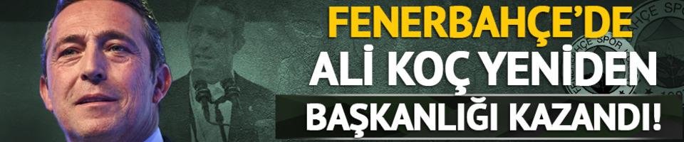 Fenerbahçe'de tarihi seçimi büyük bir farkla Ali Koç kazandı!
