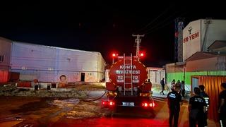 Konya'da geri dönüşüm fabrikasında yangın çıktı