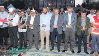 Samsun'da Gazze'ye destek, soykırıma dur de! etkinliği düzenlendi