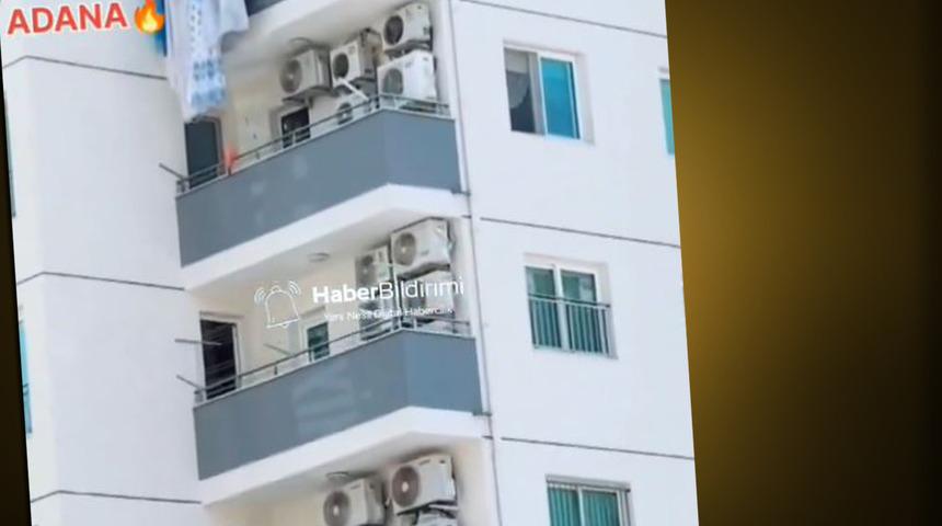 Yazın &ouml;zeti gibi g&ouml;r&uuml;nt&uuml;! Adana'da neredeyse her balkonda 4-5 klima motoru var