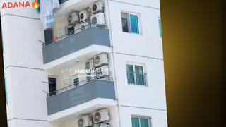 Yazın özeti gibi görüntü! Adana'da neredeyse her balkonda 4-5 klima motoru var