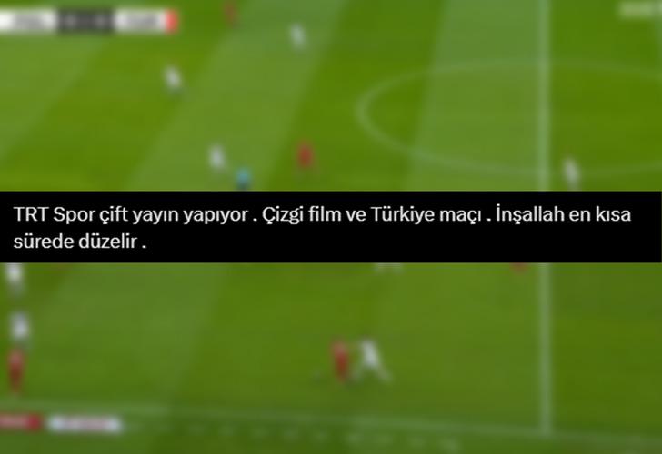 Milli maçta 'çizgi film' şoku! İzleyenler şaştı, ne olduğunu anlayamadı G1