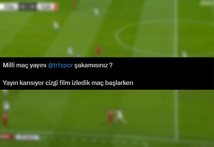 Milli maçta 'çizgi film' şoku! İzleyenler şaştı, ne olduğunu anlayamadı G3