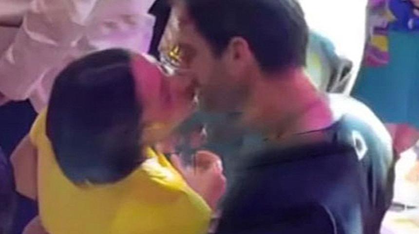 Dudak dudağa yakalanmışlardı! Serkay Tütüncü "Acele etmiyoruz" dedi... Sosyal medyada dalga konusu oldu