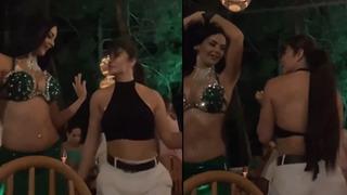 Dansözle karşılıklı oynamak için yerinden kalktı! Dansıyla tüm bakışları üzerine çevirdi... Sosyal medyadan yorum yağdı