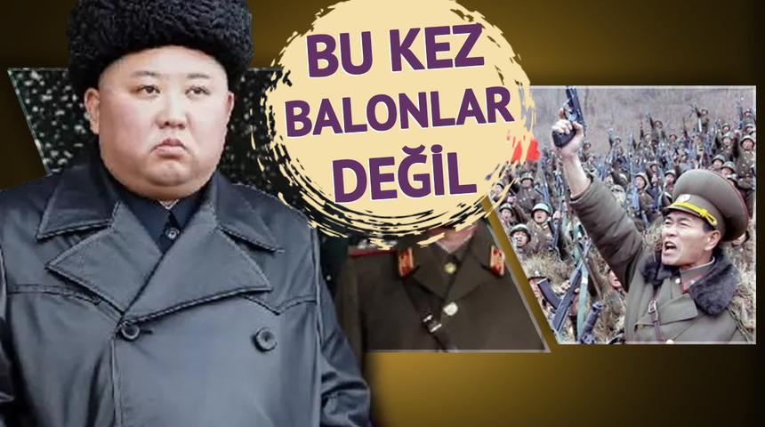 Silah seslerini duyan Kuzey Kore askerleri arkalarına bakmadan kaçtı! "Bilinmeyen görev" detayı: Bu kez balonlar değil...