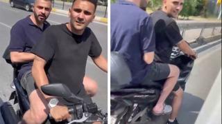 Maganda terörü kamerada! Hasta taşıyan ambulansa yaptıkları çileden çıkardı