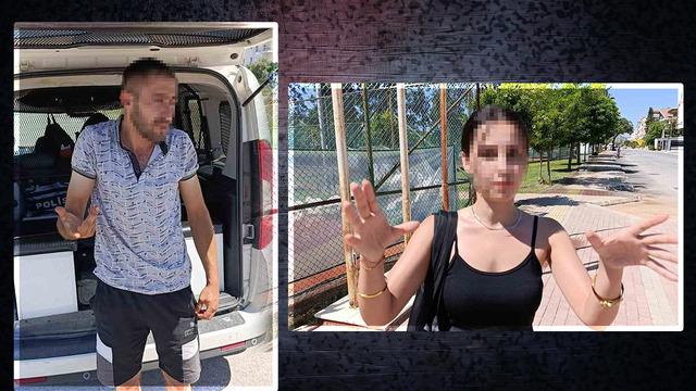 Spordan dönen kıza, 'Kalçanız tozlanmış gel ben temizleyeyim ne olacak' dedi! Vatandaşlar kovalamaca sonunda yakaladı